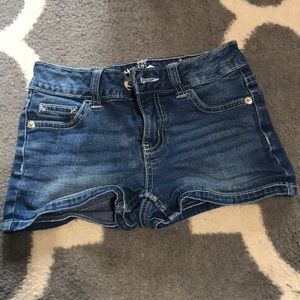 Justice size 10slim jean shorts